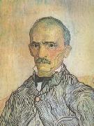 Vincent Van Gogh Portrait of Trabuc,an Attendant at Saint-Paul Hospital (nn04) oil painting on canvas